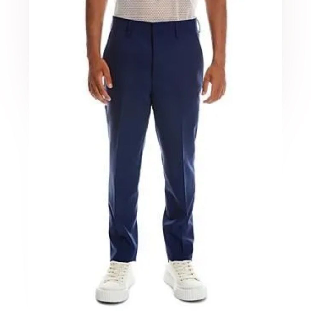 AMI Carott Fit Trousers in Blue, NWT, Size S 32x29 - Picture 6 of 7